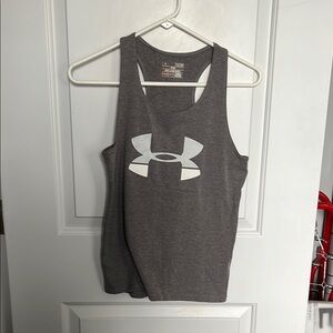 Under Armour Gray Tank Top Racerback Athletic Style